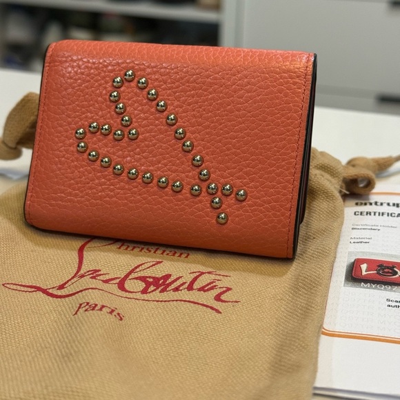 Christian Louboutin tridols Wallet with LOVE Accent - Picture 2 of 7